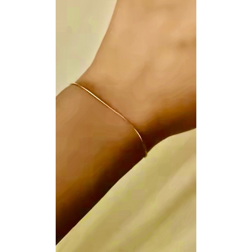 Gold Chain Bracelet Adjustable Stainless‎ Steel Minimalist Dainty
